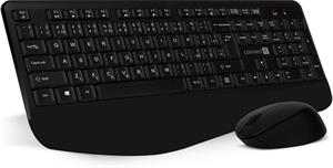 Connect IT Combo, bezdrôtová klávesnica + myš, CZ/SK, čierna