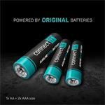 Connect IT Combo, bezdrôtová klávesnica + myš, CZ/SK, strieborná