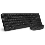 Connect IT Combo, bezdrôtový set klávesnice a myšky, CZ/SK, čierny