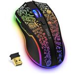 Connect IT Doodle 3, bezdrôtová herná myš, čierna