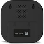 Connect IT Doorbell 2, bezdrôtový zvonček na batérie, čierny