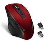 Connect IT Dual SmartSwitch, bezdrôtová myš, červená