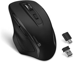 Connect IT Dual SmartSwitch, bezdrôtová myš, čierna
