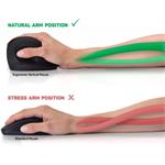 Connect IT ergonomická vertikálna myš, čierna