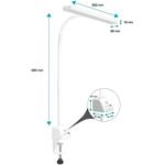 Connect IT Flex, stolná LED lampa, biela