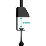 Connect IT Flex, stolná LED lampa, čierna