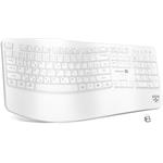 Connect IT For Health ergonomická klávesnica, CZ/SK, biela