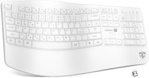 Connect IT For Health ergonomická klávesnica, CZ/SK, biela