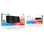 Connect IT For Health ergonomická klávesnica, CZ/SK, čierna