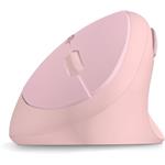 Connect IT For Health Ladies, ergonomická bezdrôtová vertikálna myš, ružová