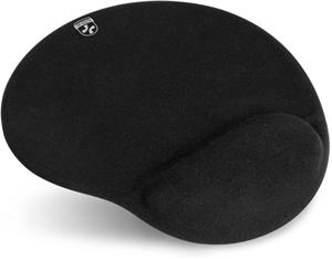 Connect IT For Health MousePad 2, podložka pod myš s gélovou opierkou zápästia, čierna