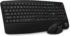 Connect IT For Health Wireless Combo bezdrôtová klávesnica + myš, čierna