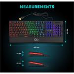 Connect IT GG, mechanická herná klávesnica, CZ/SK, čierna