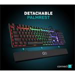 Connect IT GG, mechanická herná klávesnica, CZ/SK, čierna