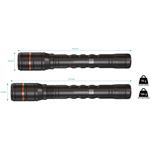 Connect IT Gleam 300 LED, ručné svietidlo, čierne