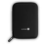 CONNECT IT HardShellProtect tvrdé ochranné puzdro pre 2,5" HDD, čierne