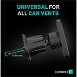 Connect IT InCarz 6Strong360 Pro, magnetický držiak do mriežky auta, čierny
