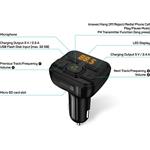 Connect IT InCarz, bezdrôtový FM transmitter, 2xUSB+Micro SD Card, čierny