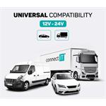 Connect IT InCarz, bezdrôtový FM transmitter, 2xUSB+Micro SD Card, čierny