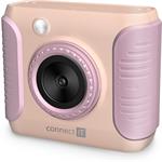 Connect IT Instaprint, detský instantný fotoaparát, ružový