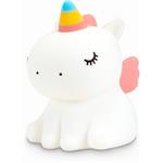 Connect IT Jednorožec, detské nočné svetlo, biele