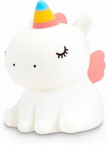 Connect IT Jednorožec, detské nočné svetlo, biele