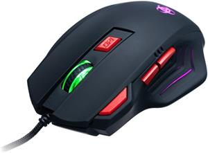 Connect IT laserová myš Biohazard, hráčska, čierna (CI-191)