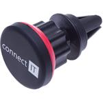 Connect IT - M8 magnetický držiak do mriežky ventilácie, Čierny