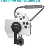 Connect IT MagSafe POV magnetický držiak na telefón, sivý