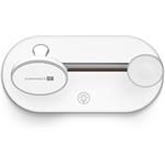 Connect IT MultiCharge 5 v 1 MagSafe, bezdrôtová nabíjačka, biela
