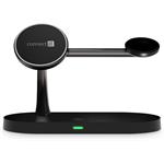 Connect IT MultiCharge 5 v 1 MagSafe, bezdrôtová nabíjačka, čierna