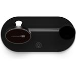 Connect IT MultiCharge 5 v 1 MagSafe, bezdrôtová nabíjačka, čierna