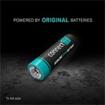 Connect IT Mute, bezdrôtová optická tichá myš, USB, červená