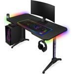 Connect IT NEO+ herný stôl s RGB podsvietením, čierny (CGD-2020-BK)