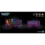 Connect IT NEO2 +, mechanická klávesnica, CZ/SK, čierno-červená