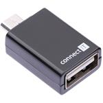 Connect IT redukcia OTG micro USB na USB M/F krátka (CI-395)