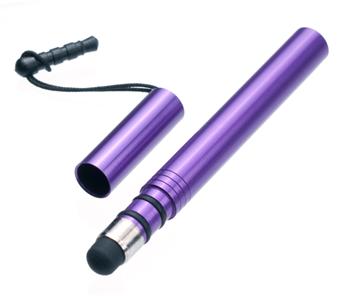 CONNECT IT stylus pen, fialová se zástrčkou do 3,5 mm konektoru