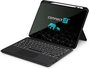 Connect IT TabCase podsvietená bezdrôtová klávesnica s puzdrom pre iPad 10.9", čierna