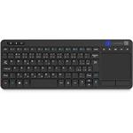Connect IT Touch bezdrôtová klávesnica + touch pad, čierna