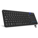 Connect IT Touch bezdrôtová klávesnica + touch pad, čierna