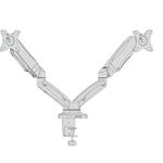 Connect IT TWINARM PREMIUM, držiak na 2 monitory, 13" - 27", čierny