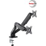 Connect IT TWINARM PREMIUM, držiak na 2 monitory, 13" - 27", čierny