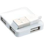Connect IT - USB hub, 4 porty MINI, biely