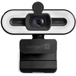 Connect IT WebYouSee Pro, webkamera s rozlíšením Full HD, čierna
