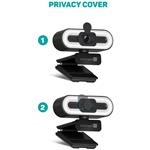 Connect IT WebYouSee Pro, webkamera s rozlíšením Full HD, čierna