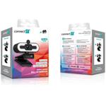 Connect IT WebYouSee Pro, webkamera s rozlíšením Full HD, čierna