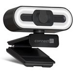 Connect IT WebYouSee Pro, webkamera s rozlíšením Full HD, čierna
