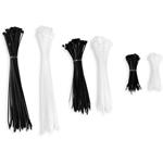 Connect IT ZipTie sťahovacie pásky na káble, 600ks, čierne/biele