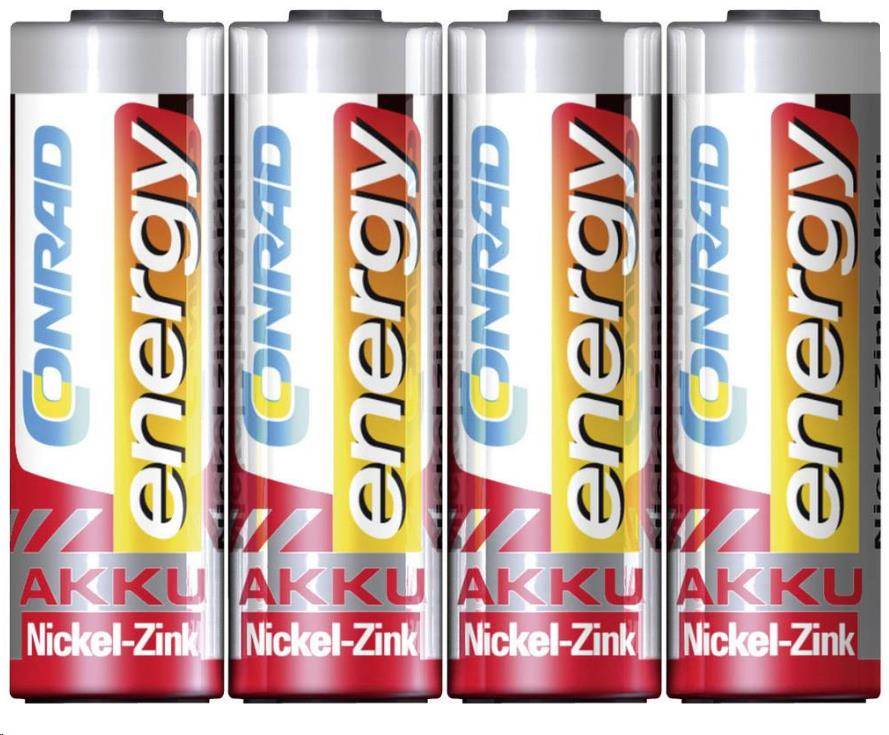 CONRAD energy, NiZn , AA, 1500 mAh, 1,6 V, 4 ks