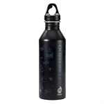 Coocazoo fľaša na nápoj, 0,75 l, čierno/modrá